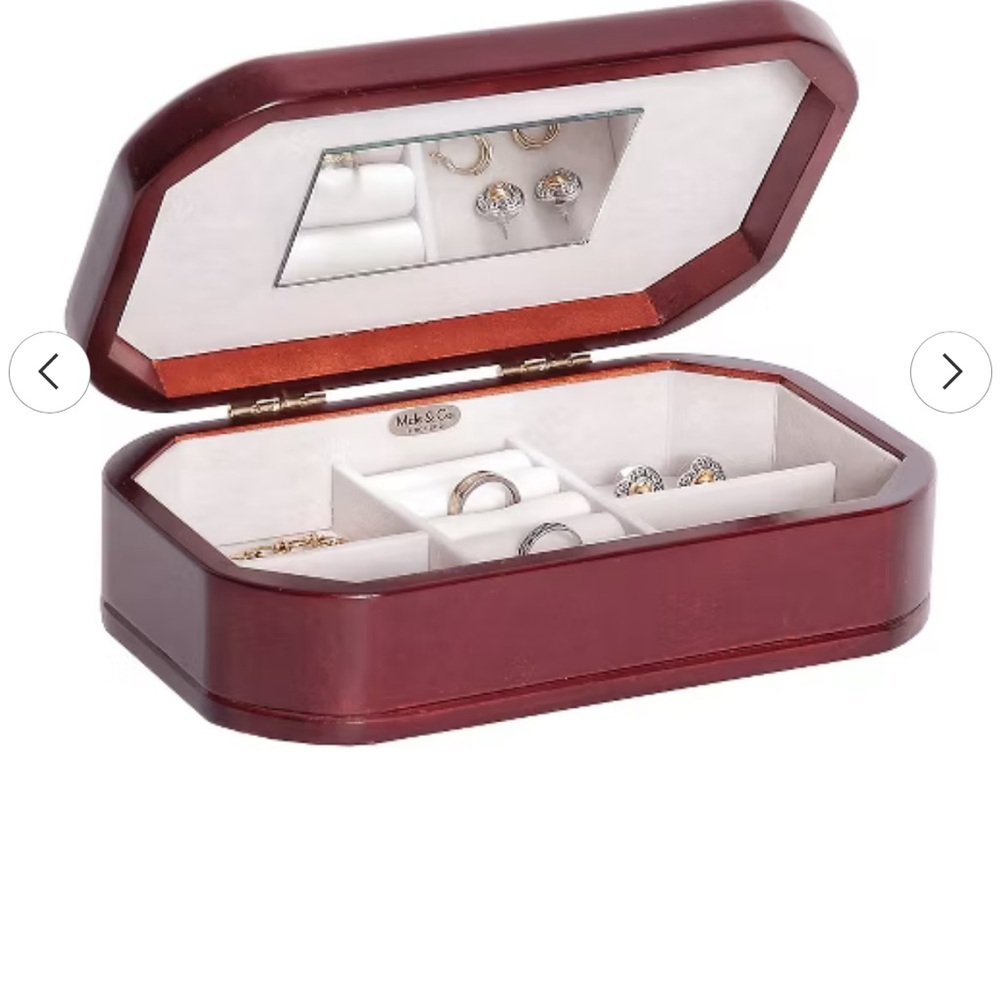 Jewelry Box Organizer with Mirror